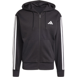 adidas Essentials 3-Streifen Sweatjacke Herren JD1870 - black/white M