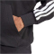 adidas Essentials 3-Streifen Sweatjacke Herren JD1870 - black/white M