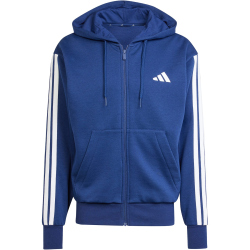 adidas Essentials 3-Streifen Sweatjacke Herren JD1868 - dark blue/white M