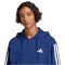 adidas Essentials 3-Streifen French Terry Sweatjacke Herren JE6341 - dark blue/white S