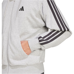 adidas Essentials 3-Streifen French Terry Sweatjacke...