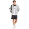 adidas Essentials 3-Streifen French Terry Sweatjacke Herren JE6338 - medium grey heather/black S