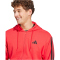 adidas Essentials 3-Streifen French Terry Sweatjacke Herren JD1876 - pure ruby/black S