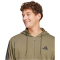 adidas Essentials 3-Streifen French Terry Sweatjacke Herren JD1875 - olive strata/black S