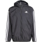 adidas Essentials 3-Streifen Windbreaker Herren JE6325 - black/white S