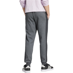 adidas Essentials 3-Streifen Fleece Trainingshose Herren JW1893 - dark grey heather/black M