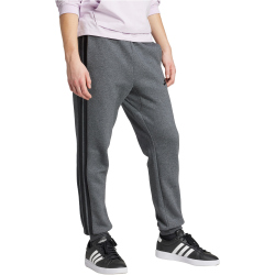 adidas Essentials 3-Streifen Fleece Trainingshose Herren JW1893 - dark grey heather/black XL