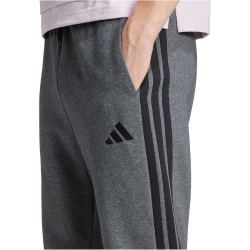 adidas Essentials 3-Streifen Fleece Trainingshose Herren JW1893 - dark grey heather/black XL