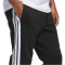 adidas Essentials 3-Streifen Fleece Trainingshose Herren JD1861 - black/white S