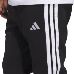 adidas Essentials 3-Streifen Fleece Trainingshose Herren JD1861 - black/white XL