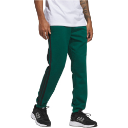 adidas Essentials 3-Streifen Fleece Trainingshose Herren JD1860 - collegiate green/black XL