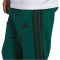 adidas Essentials 3-Streifen Fleece Trainingshose Herren JD1860 - collegiate green/black XL