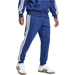 adidas Essentials 3-Streifen Fleece Trainingshose Herren JD1859 - dark blue/white XL