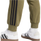 adidas Essentials 3-Streifen Fleece Trainingshose Herren JD1857 - olive strata/black S