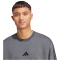 adidas Essentials 3-Streifen Sweatshirt Herren JW4309 - dark grey heather/black S