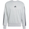 adidas Essentials 3-Streifen Sweatshirt Herren JE6308 - medium grey heather S