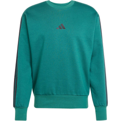 adidas Essentials 3-Streifen Sweatshirt Herren JE6306 - collegiate green/black S