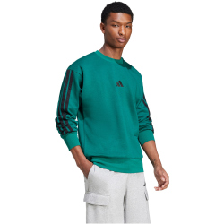 adidas Essentials 3-Streifen Sweatshirt Herren JE6306 - collegiate green/black S