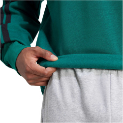 adidas Essentials 3-Streifen Sweatshirt Herren JE6306 - collegiate green/black S