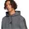 adidas Essentials 3-Streifen Hoodie Herren JW4308 - dark grey heather/black S