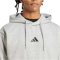 adidas Essentials 3-Streifen Hoodie Herren JE6302 - medium grey heather/black S