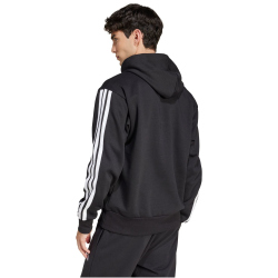 adidas Essentials 3-Streifen Hoodie Herren JE6297 - black/white XS