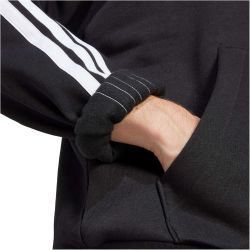 adidas Essentials 3-Streifen Hoodie Herren JE6297 - black/white XS