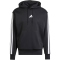 adidas Essentials 3-Streifen Hoodie Herren JE6297 - black/white XS