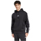 adidas Essentials 3-Streifen Hoodie Herren JE6297 - black/white XS