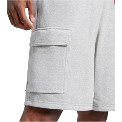 adidas Essentials Feelcozy French Terry Cargoshorts Herren JE6290 - medium grey heather/black S