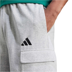 adidas Essentials Feelcozy French Terry Cargoshorts Herren JE6290 - medium grey heather/black S