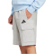 adidas Essentials Feelcozy Cargoshorts Herren JE3870 - medium grey heather/black S