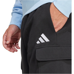 adidas Essentials Feelcozy Cargoshorts Herren JE3869 - black/white XS
