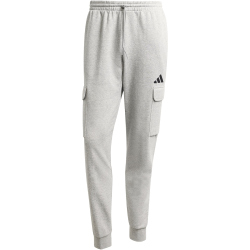 adidas Essentials Feelcozy Fleece Cargohose Herren JE3823 - medium grey heather/black XS