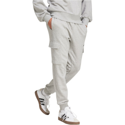 adidas Essentials Feelcozy Fleece Cargohose Herren JE3823 - medium grey heather/black XS