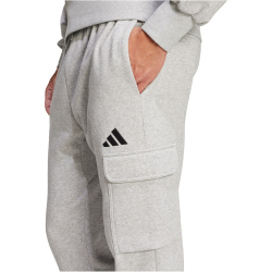 adidas Essentials Feelcozy Fleece Cargohose Herren JE3823 - medium grey heather/black XS