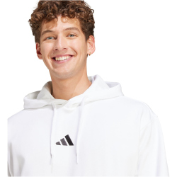 adidas Essentials Feelcozy Hoodie Herren JE3808 - white/black XXL