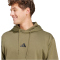 adidas Essentials Feelcozy Hoodie Herren JE3799 - olive strata/black S