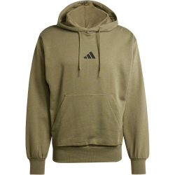 adidas Essentials Feelcozy Hoodie Herren JE3799 - olive strata/black XXL