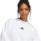 adidas Future Icons 3-Streifen Sweatshirt Damen JE0204 - white S