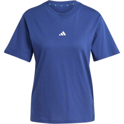 adidas Essentials Small Logo Baumwoll T-Shirt Damen JC5947 - dark blue/white L