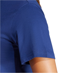 adidas Essentials Small Logo Baumwoll T-Shirt Damen JC5947 - dark blue/white L