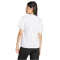 adidas Essentials Small Logo Baumwoll T-Shirt Damen JC5944 - white/black XS