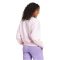 adidas Essentials Small Logo Feelcomfy Sweatshirt Damen JI6063 - clear pink/white L