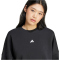 adidas Essentials Small Logo Feelcomfy Sweatshirt Damen JC5932 - black/white L