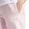 adidas Essentials Small Logo Feelcozy Open-Hem Trainingshose Damen JI6053 - clear pink/white XXL