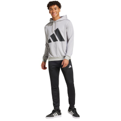 adidas Big Logo French Terry Kapuzen-Trainingsanzug Herren JI8870 - medium grey heather S