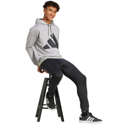 adidas Big Logo French Terry Kapuzen-Trainingsanzug Herren JI8870 - medium grey heather S
