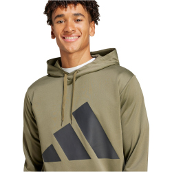 adidas Big Logo French Terry Kapuzen-Trainingsanzug Herren JI8869 - olive strata M