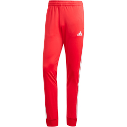 adidas Basic 3-Streifen Tricot Trainingsanzug Herren JX8731 - pure ruby/white S